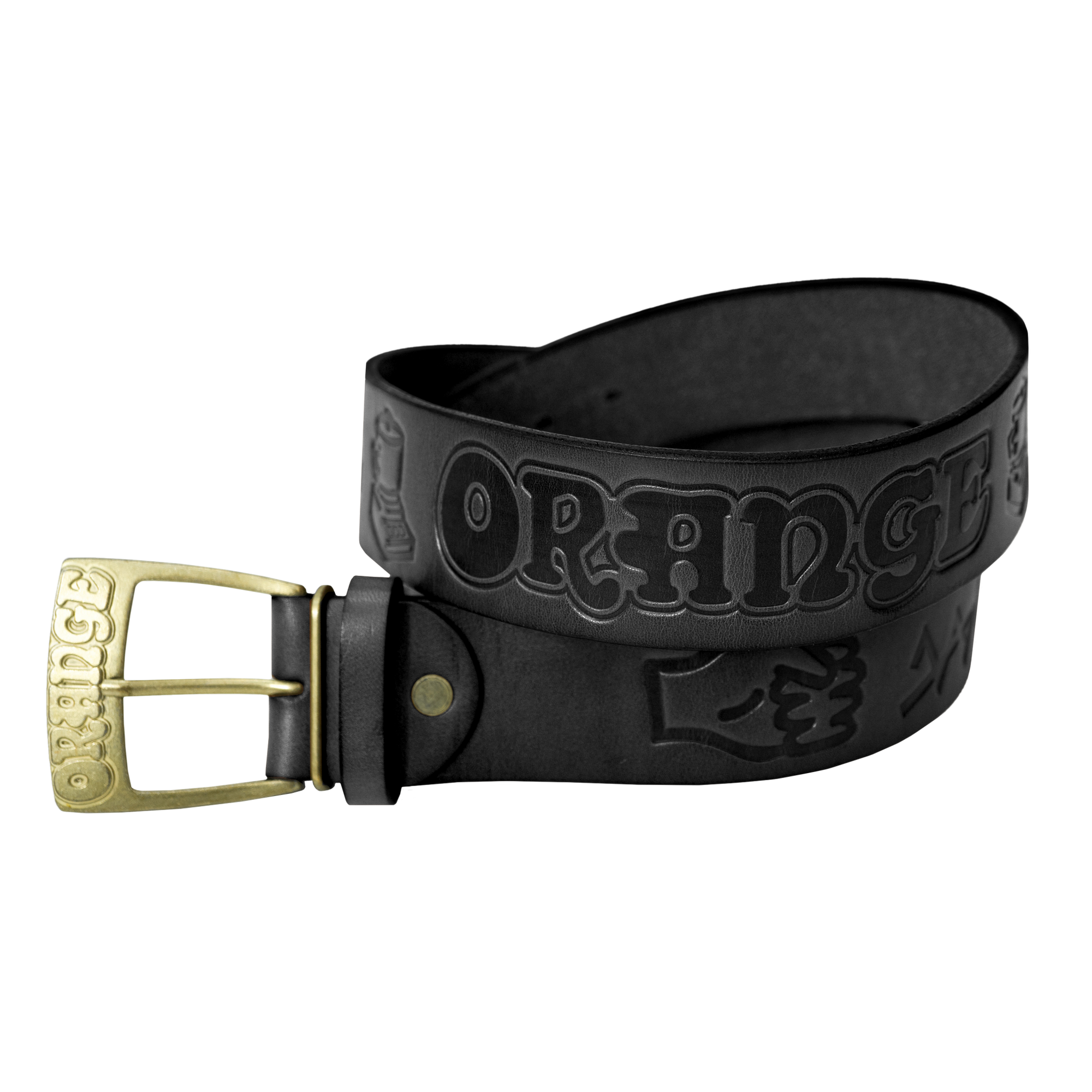 Embossed Leather Belt